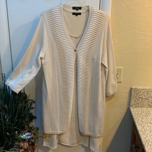 Tricot Chic sleeveless dress and jacket-made in Italy